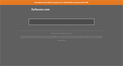 Desktop Screenshot of farboom.com
